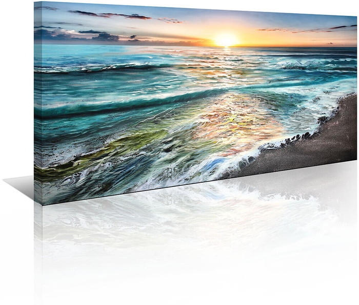 バーニッシュ ウォール アート BURNISH WALL ART BEACHSIDE BWA-017 kar-7859508s1 アートパネル アートボード 壁紙 装飾フィルム 送料