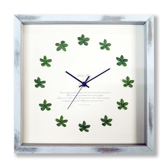 『当社発送』かわいいシュガーバインの掛時計 Sugarvine Clock  SV-1001 フレームカラー：アンティークホワイト 保証付 kar-9203259s1 1枚目の画像 