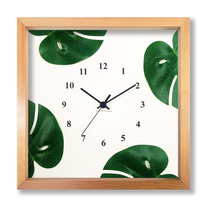 ȯMonstera Clock 󥹥ƥ饯å SV-3002 ե졼५顼ʥ ݾ kar-9302219s2 1ܤβ 