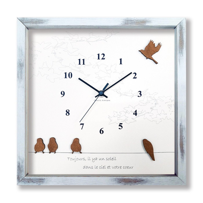 ȯ٤襤Ļγݻ Bird Clock  BC-2001 ե졼५顼ƥۥ磻 ݾ kar-9327119s1 1ܤβ 