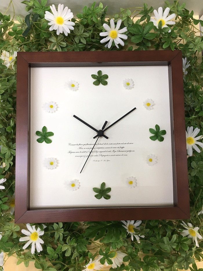 ȯٲ֤դäѤβİݻ LeafFlower Clock  LF-1003 ե졼५顼֥饦 ݾ kar-9486390s3 1ܤβ 