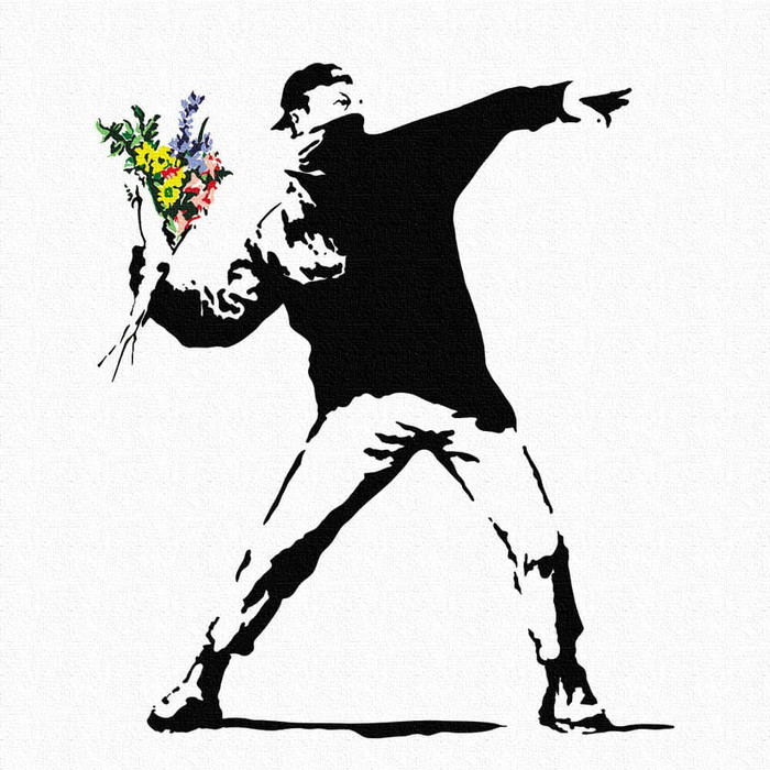 130٥Х󥯥 ǥ Banksy Design 饤 ꤲ bdld-1907-002 S 15cm15cm ȥѥͥ ե֥åѥͥ ȥܡ ƥꥢѥͥ ɳݤ  åԥդ lib-bdld-1907-002-s 1ܤβ 