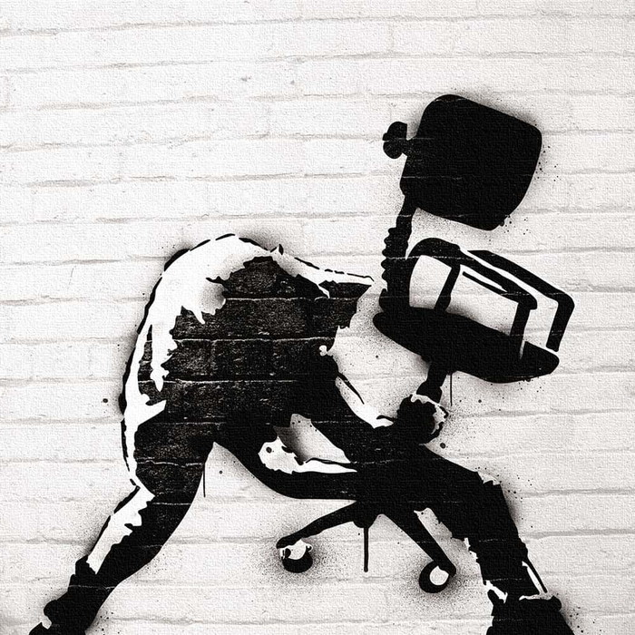 130٥Х󥯥 ǥ Banksy Design 饤 Υ bdld-1907-008 L 57cm57cm ȥѥͥ ե֥åѥͥ ȥܡ ƥꥢѥͥ ɳݤ  åԥդ lib-bdld-1907-008-l 1ܤβ 