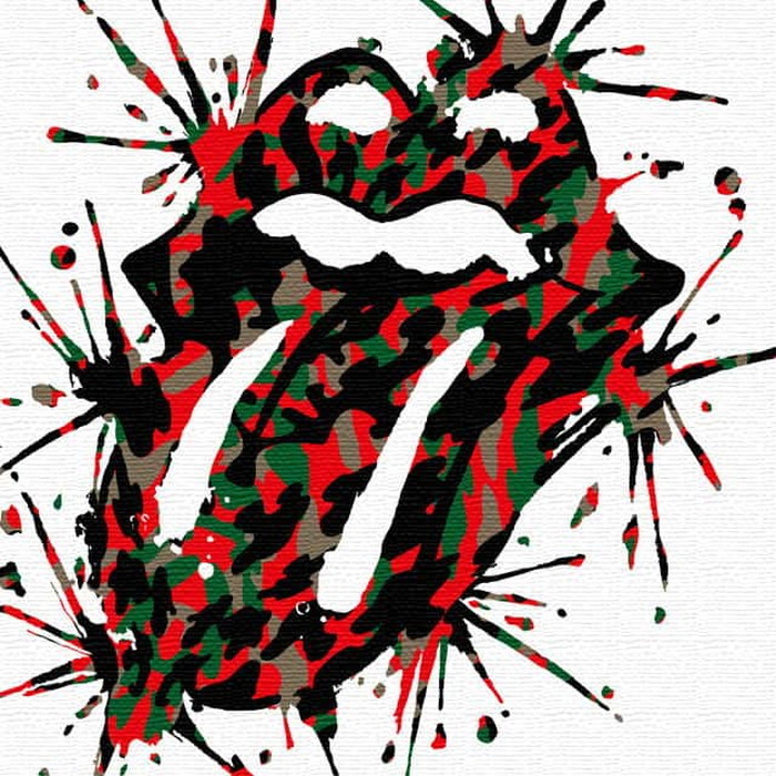 130٥ ȡ Rolling Stones M 30cm30cm ȥѥͥ ե֥åѥͥ ȥܡ ƥꥢѥͥ ɳݤ  åԥդ lib-cru-0025-m 1ܤβ 