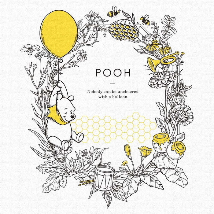 くまのプーさん Francfranc ファブリックパネル くまのプーさん Francfranc ファブリックパネル クマのプーさん