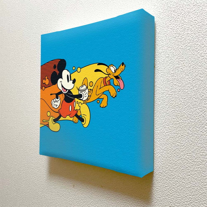 『130』ミッキーマウス IKEBANA 20×20×2.7cm 一輪挿し アートパネル ディズニー IKE-DSNY-2212-012 ラッピング付き lib-ike-dsny-2212-012 3枚目の画像 
