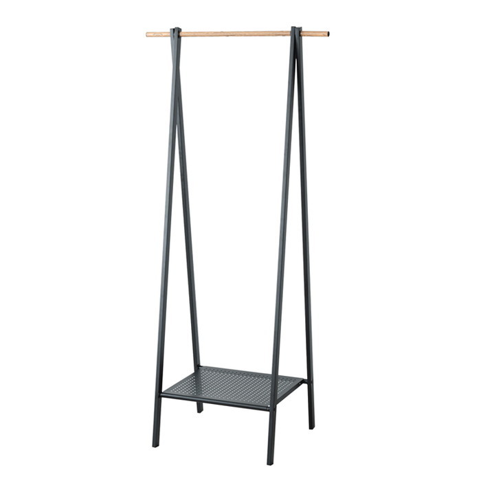 [サイズ]■商品サイズ幅700×奥行445×高さ1505mm■商品重量約4kg[素材]素材：スチール塗装：粉体塗装・合成樹脂貼(塩化ビニル樹脂)[カラー]ブラック[生産国]台湾[送料]全国一律送料無料