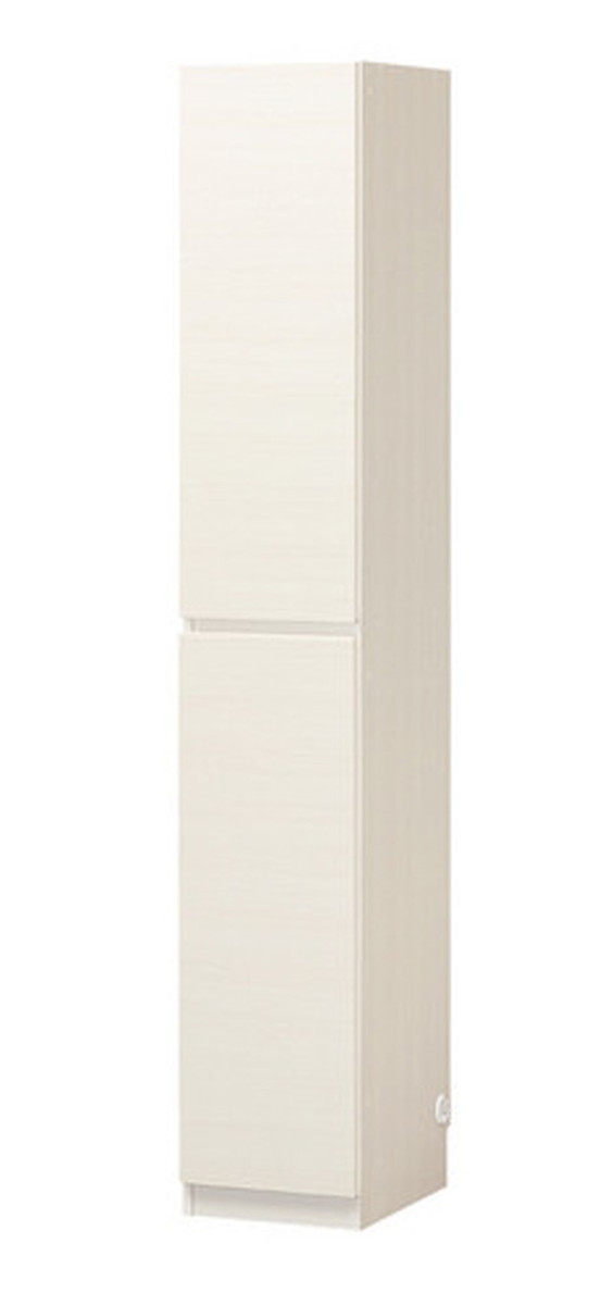 [サイズ]商品外寸サイズ幅300mm×奥行416mm×高さ1800mm梱包サイズ1825mm×奥行95mm×高さ415mm才数2.66才、重量22.5kg[素材]本体：プリント紙化粧繊維板[生産地]日